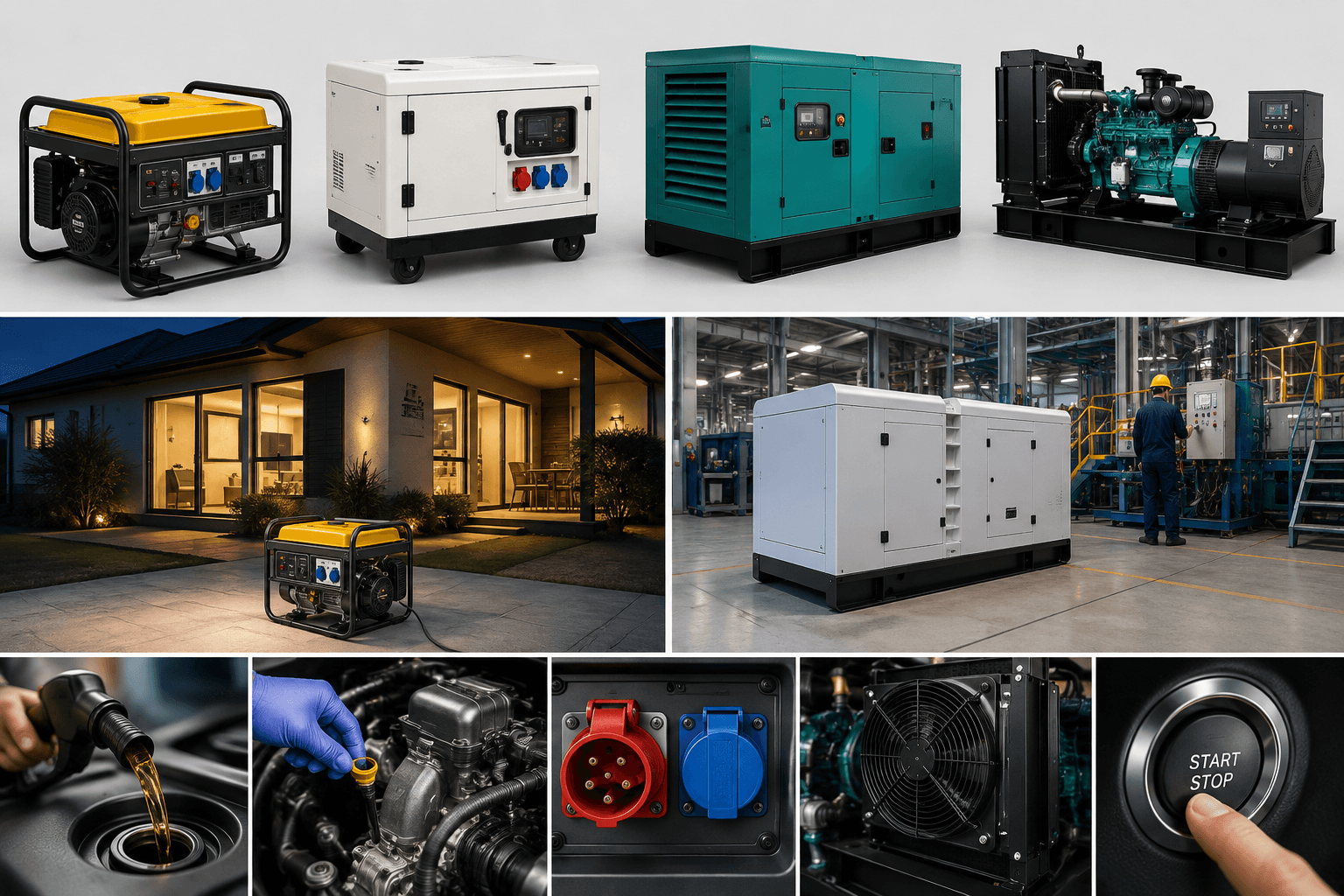 Các loại máy phát điện trên thị trường