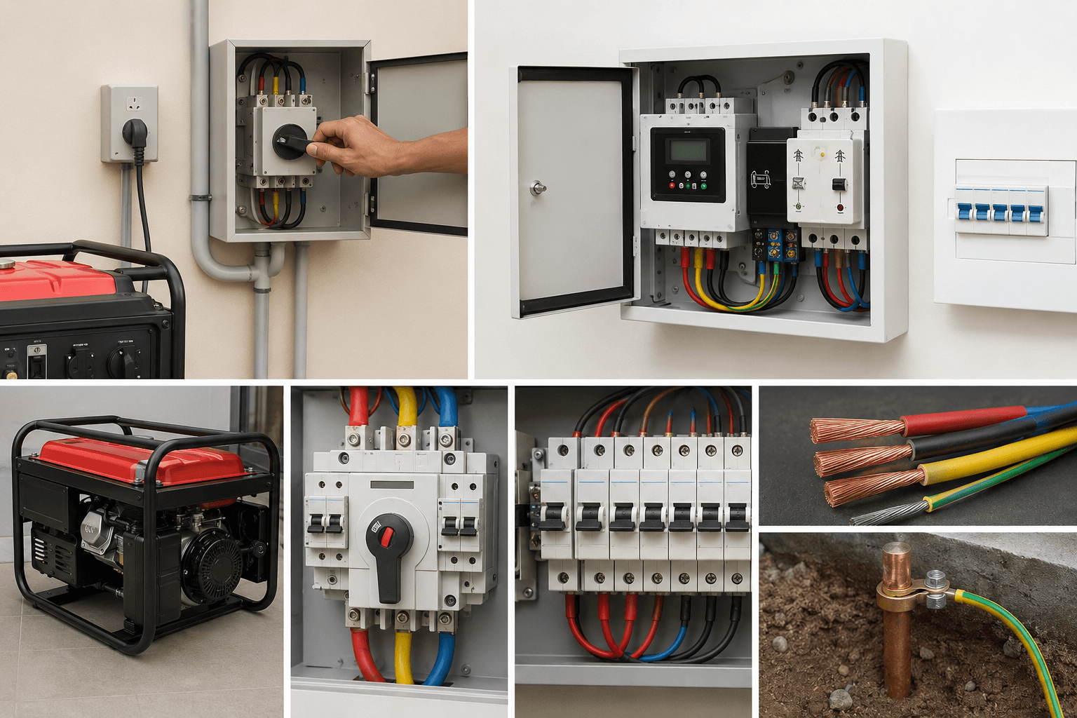 Các phương án kết nối máy phát điện phổ biến
