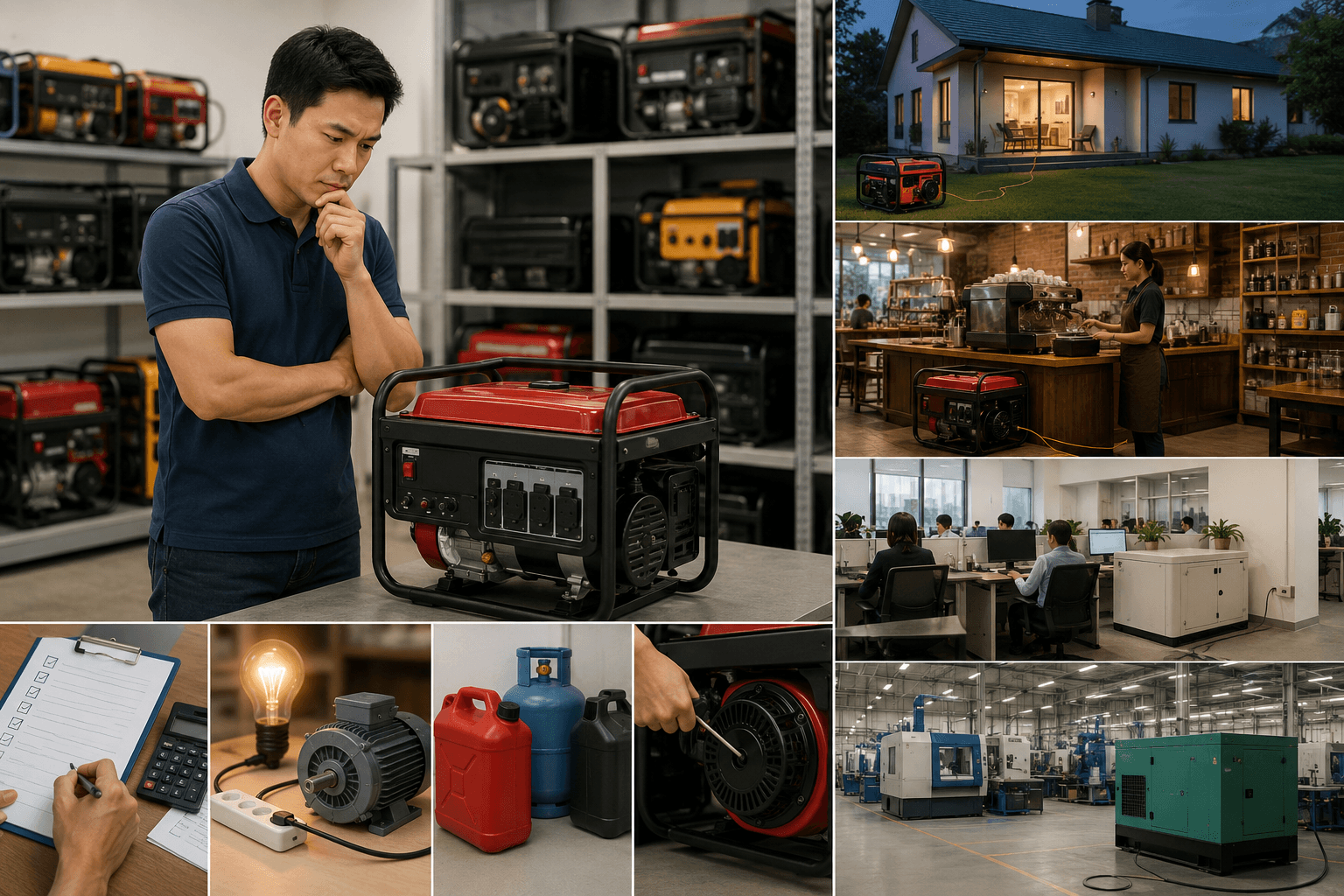 Cách chọn máy phát điện