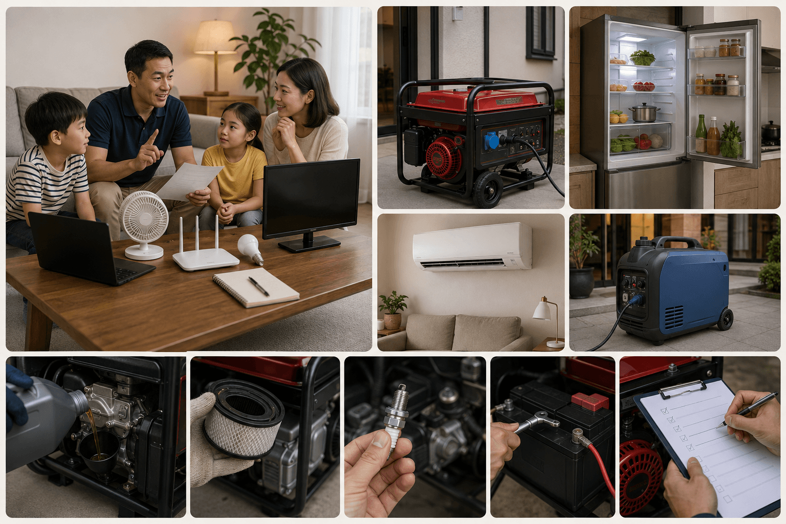 Câu hỏi thường gặp về máy phát điện cho gia đình