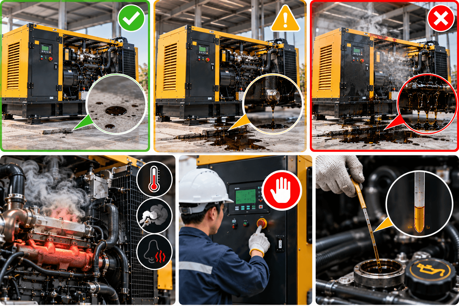 Có nên tiếp tục chạy máy khi bị chảy nhớt?
