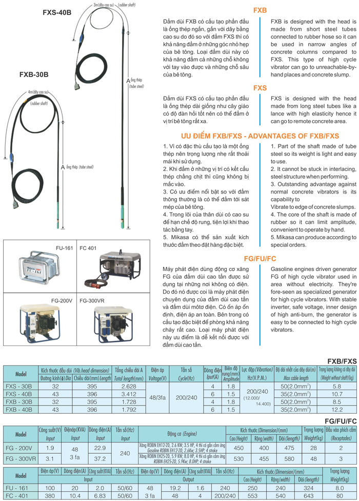 Đầm Dùi Mikasa Biến Áp Tần (2)
