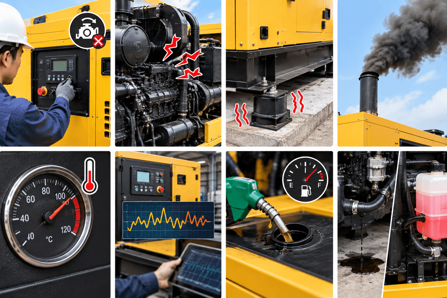 Dấu hiệu máy phát điện diesel cần bảo dưỡng sớm