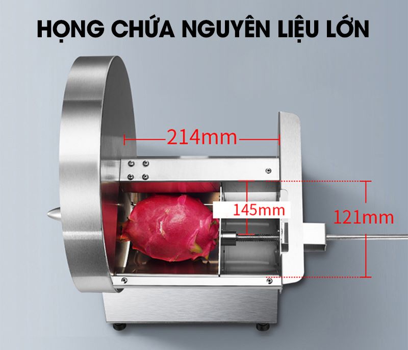Máy thái lát củ quả inox quay tay