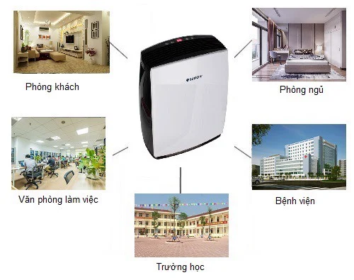 Máy hút ẩm EDISON 12BE giúp cân bằng độ ẩm hiệu quả