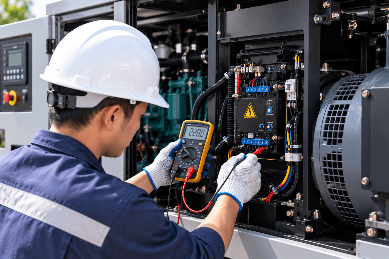 Kiểm tra AVR máy phát điện