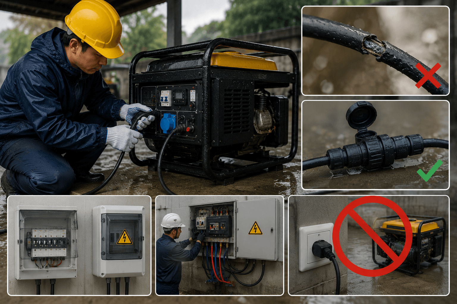  Kiểm tra dây điện và đầu nối