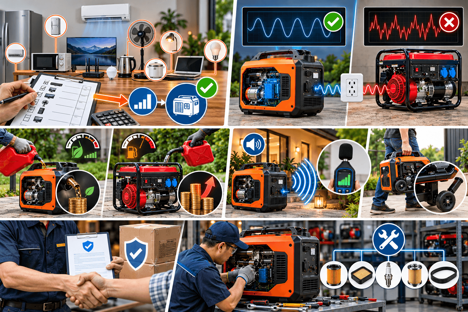 Kinh nghiệm chọn máy phát điện phù hợp