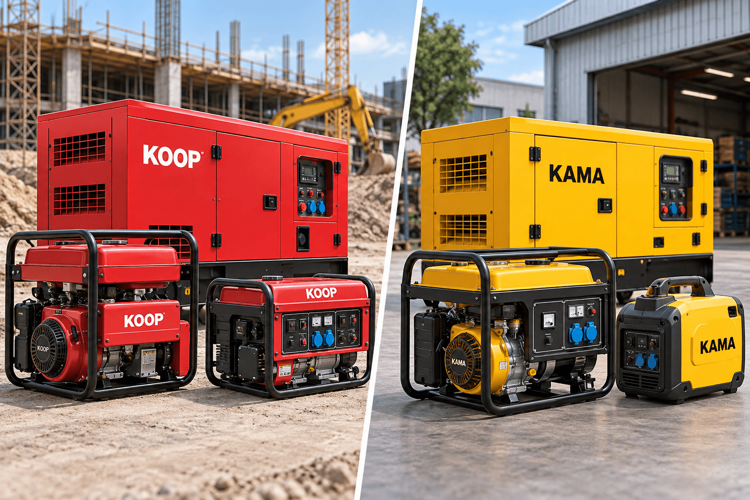 máy phát điện Koop và Kama