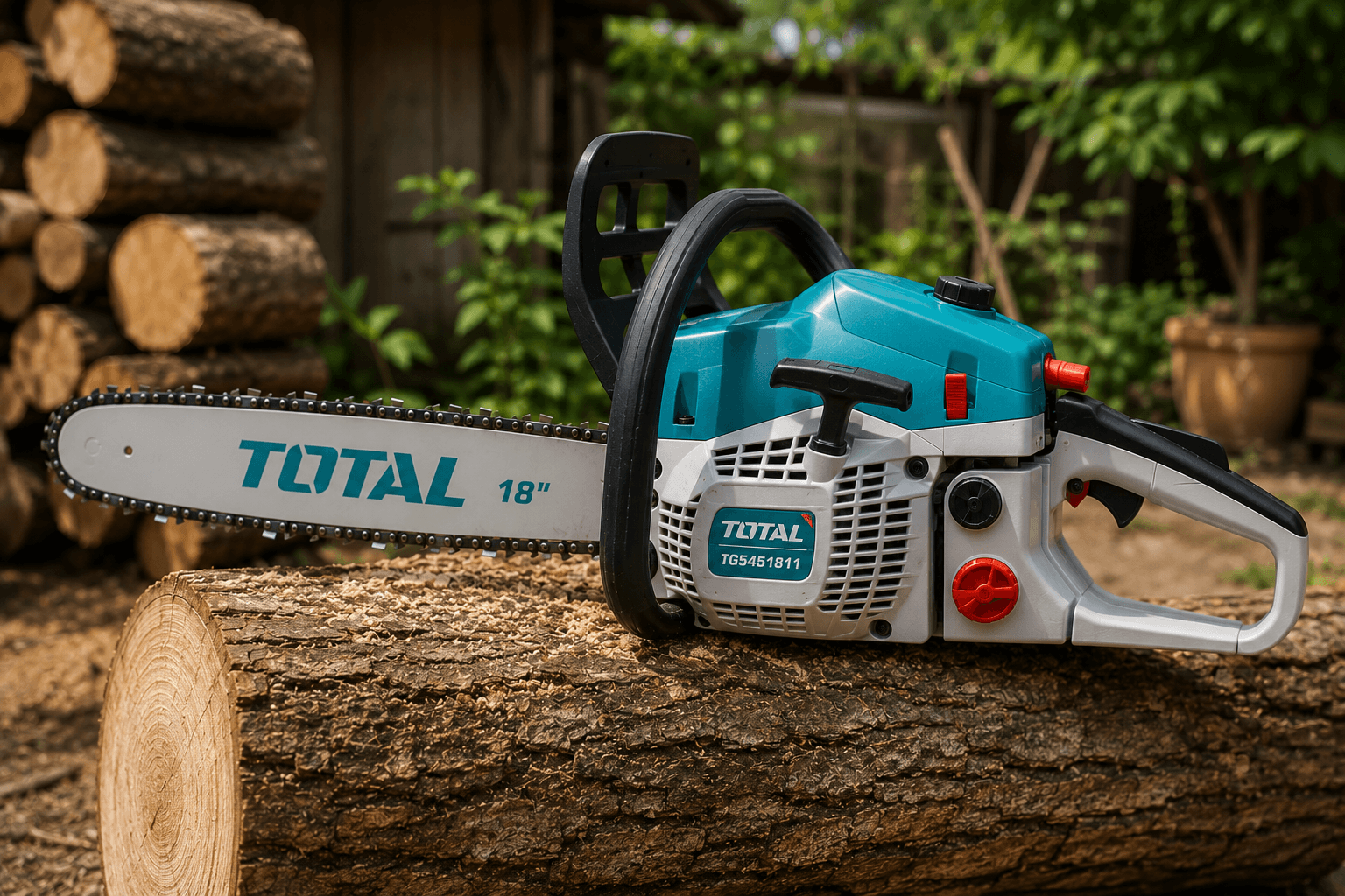 máy cưa xích Total TG5451811