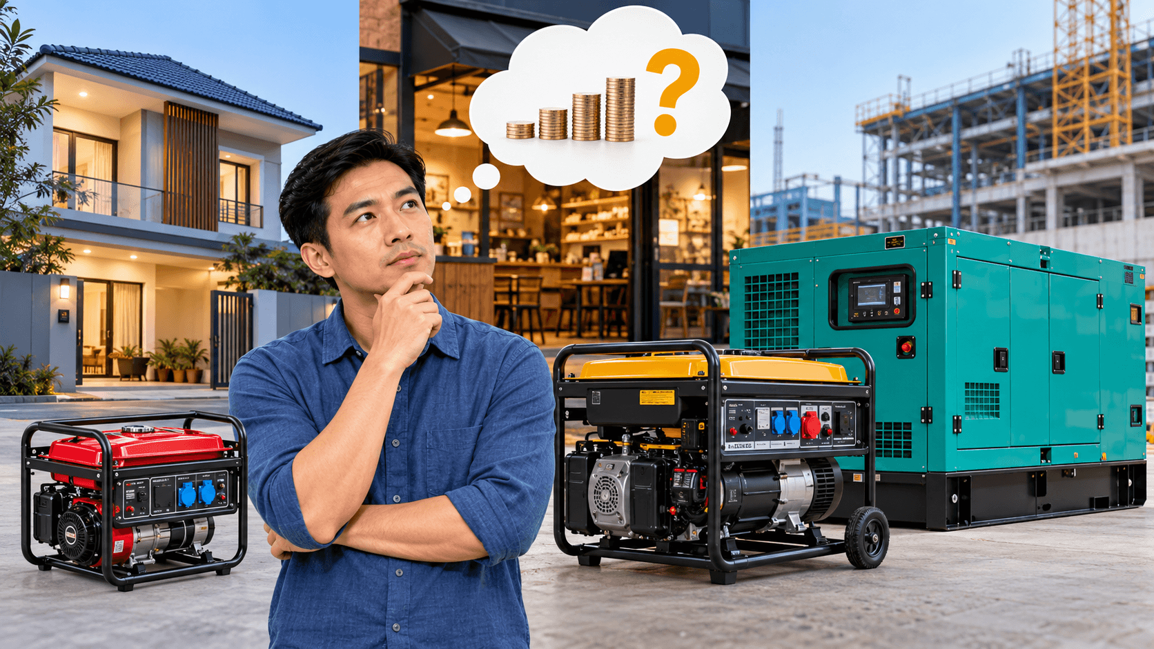 Máy phát điện giá bao nhiêu