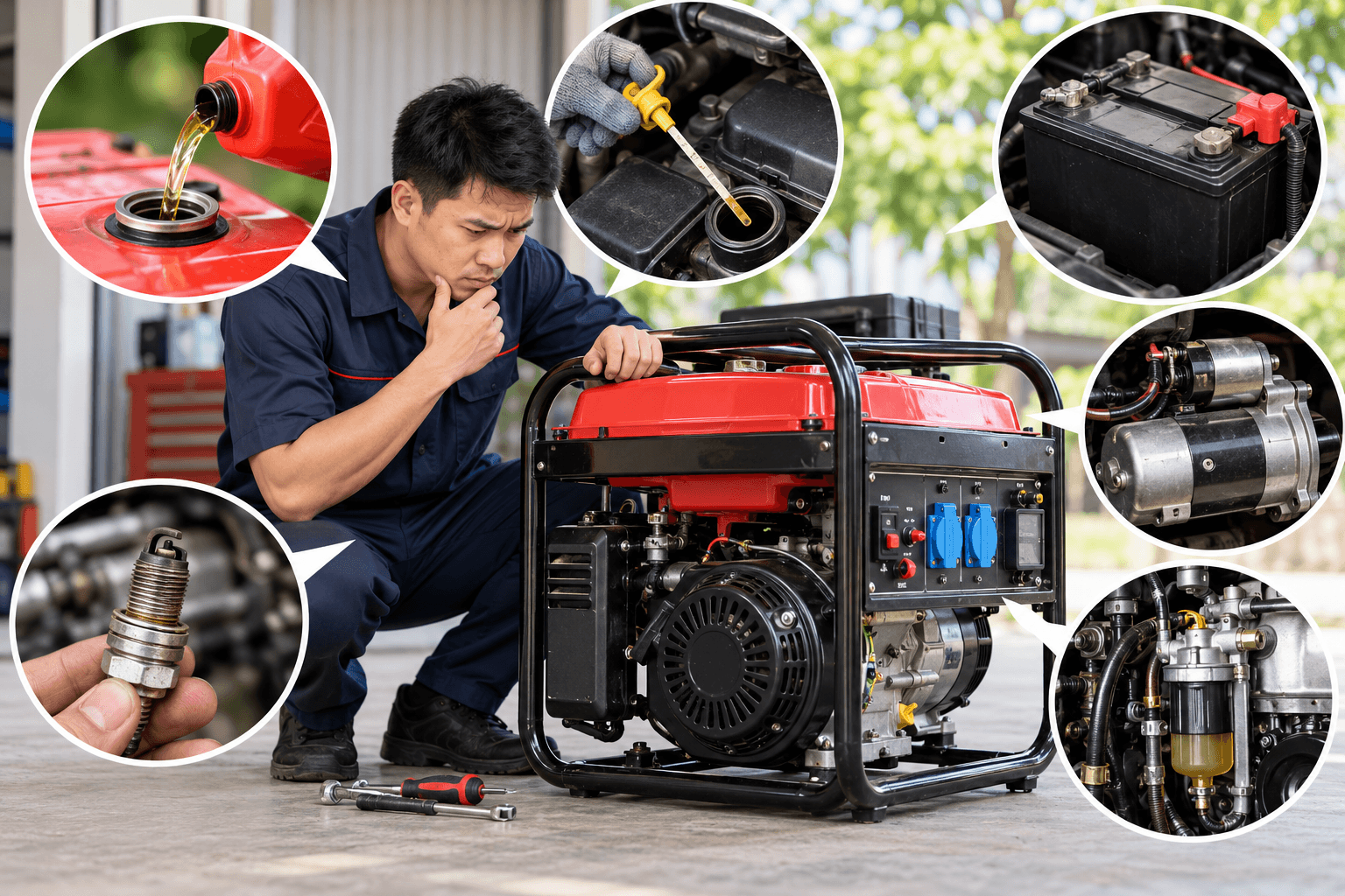 Máy phát điện không nổ