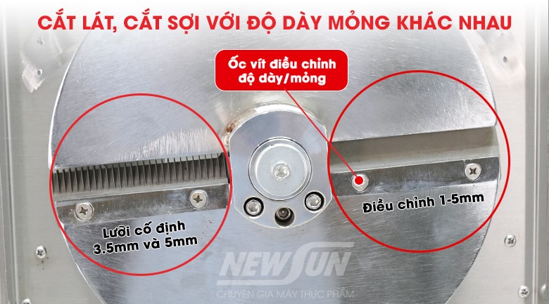 Máy cắt lát rau củ công nghiệp QSP