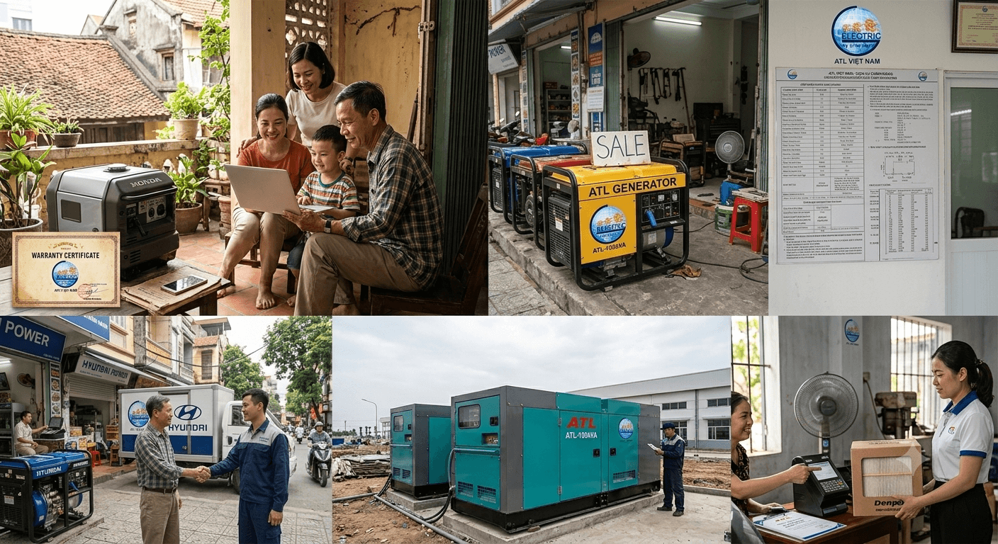 nên chọn thương hiệu mua máy phát điện nào