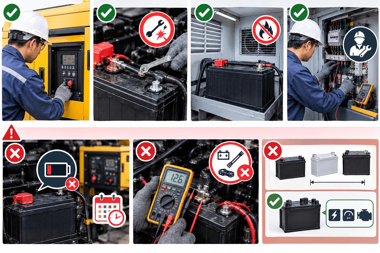 Những lưu ý khi kiểm tra ắc quy