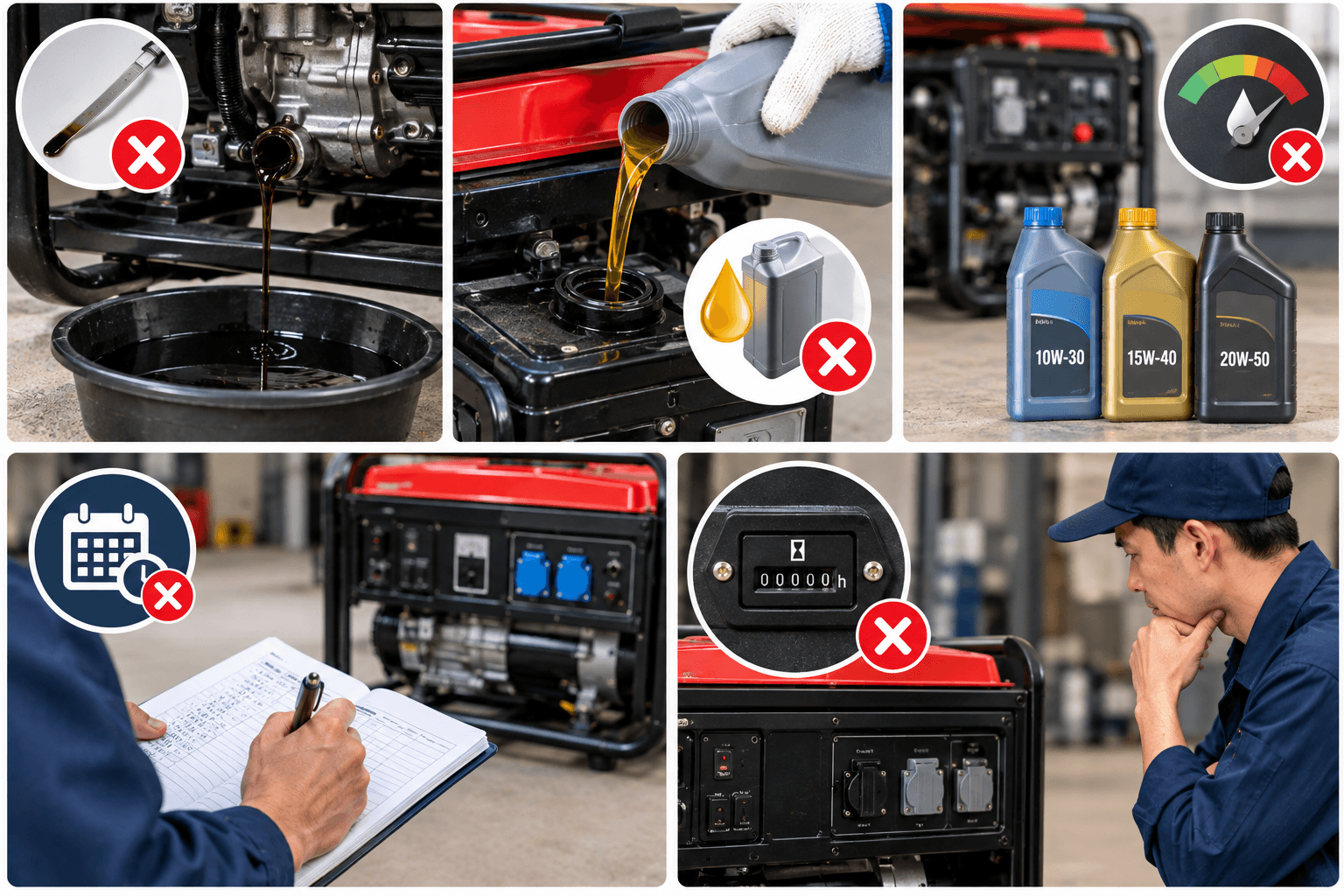 Những sai lầm thường gặp khi thay nhớt