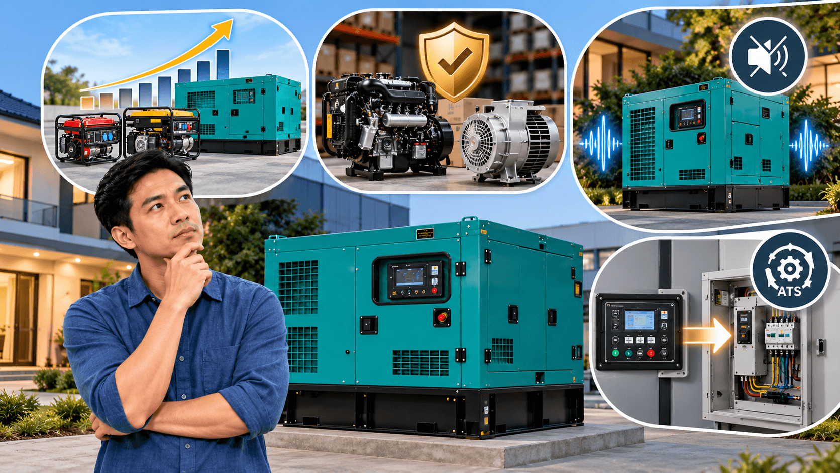 Những yếu tố ảnh hưởng đến giá máy phát điện