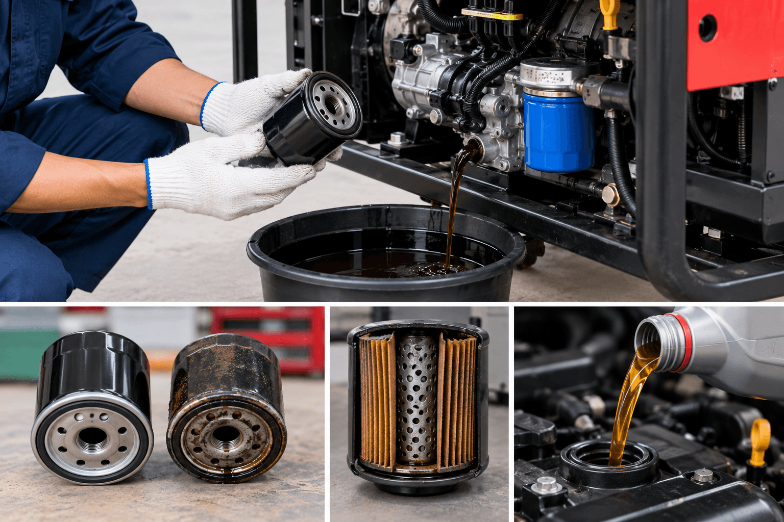 Thay nhớt có cần thay lọc nhớt không