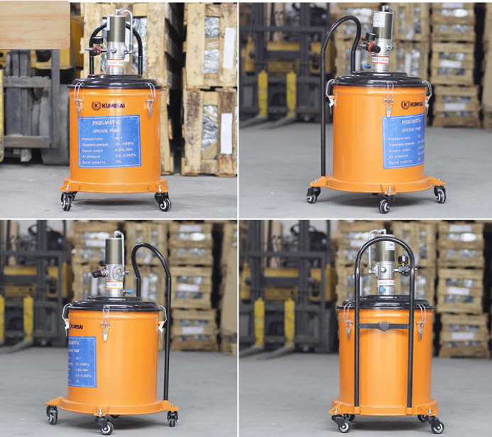 Máy bơm mỡ Kumisai 35L model KMS-35S