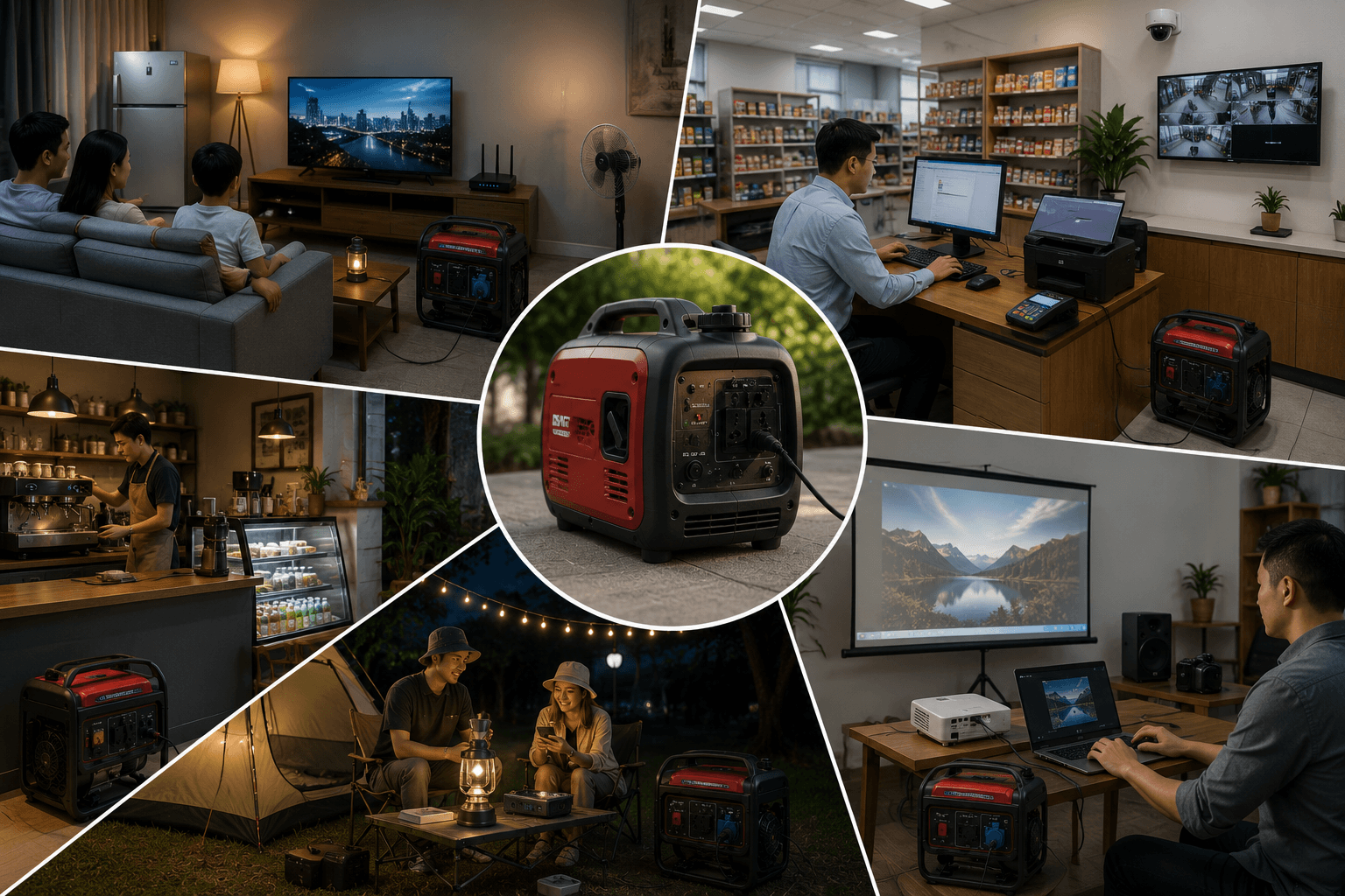 ứng dụng của máy phát điện inverter