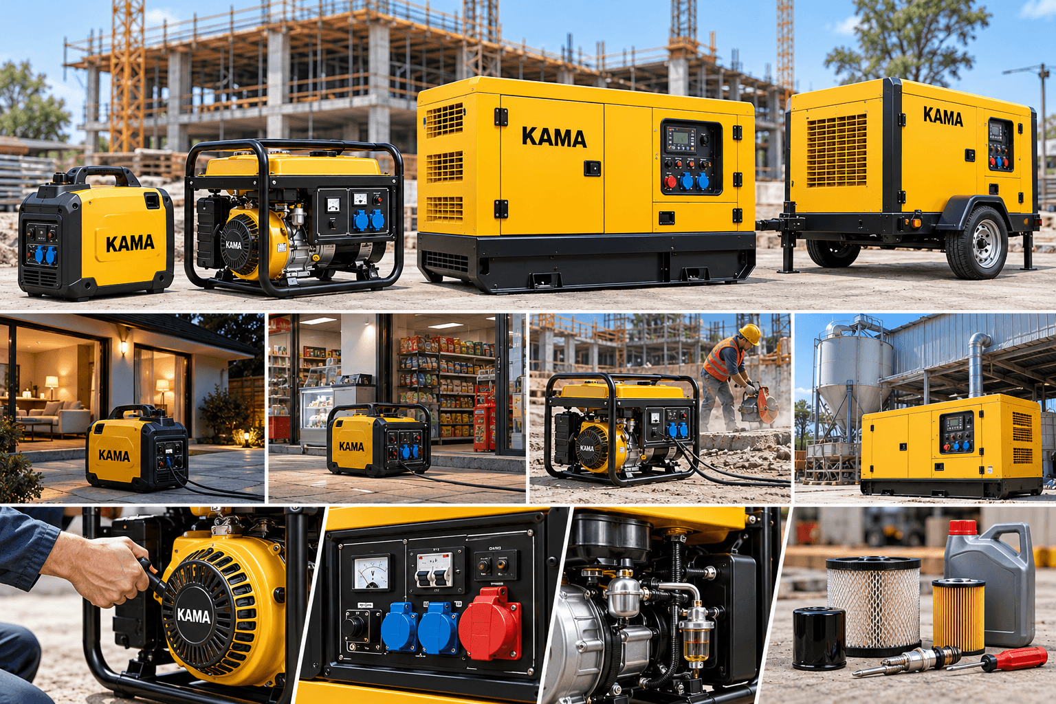 Ưu điểm và hạn chế của máy phát điện Kama