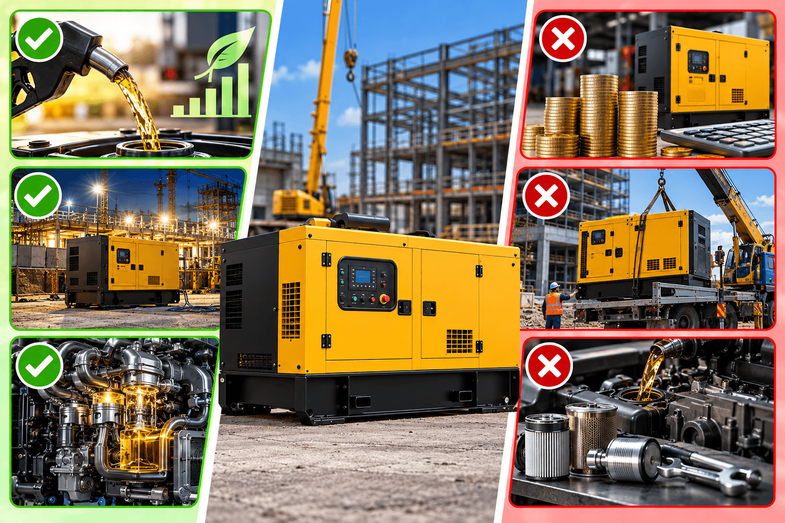 Ưu điểm và nhược điểm của máy phát điện chạy dầu
