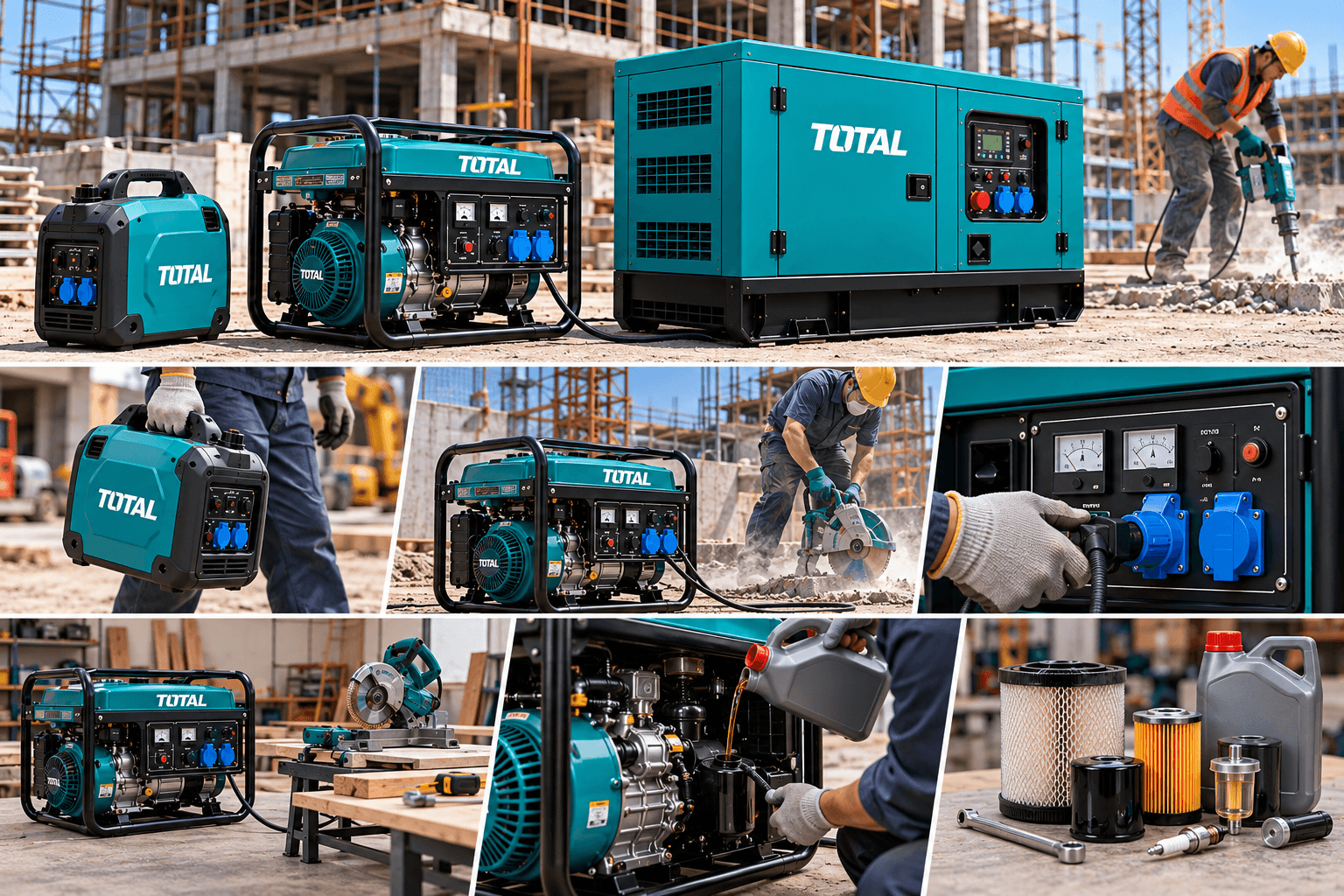 Ưu điểm và hạn chế của máy phát điện Total