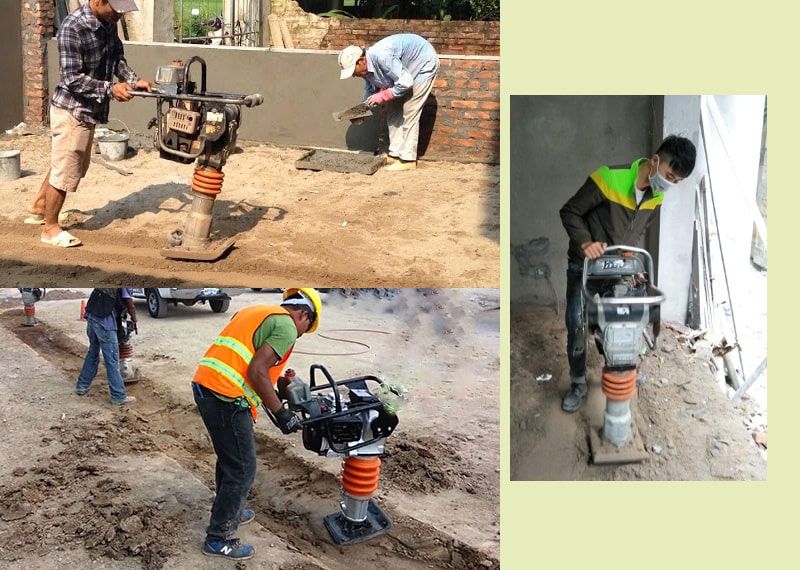 vai trò của máy đầm cóc