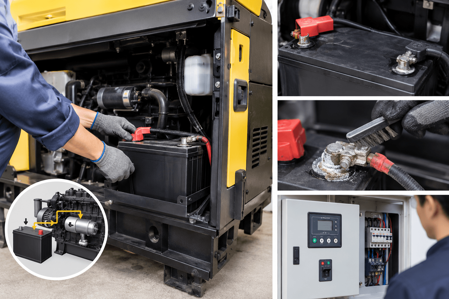 Vì sao cần kiểm tra ắc quy máy phát điện