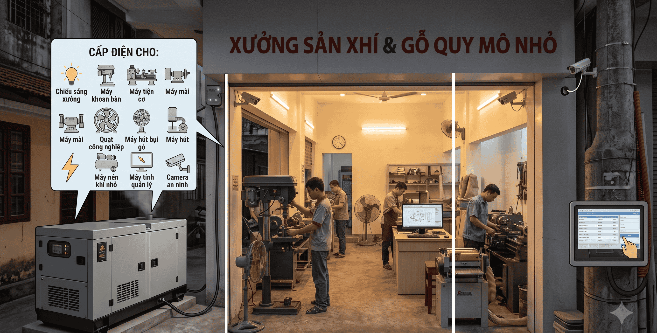 Những mô hình kinh doanh phù hợp với máy phát điện 10kVA