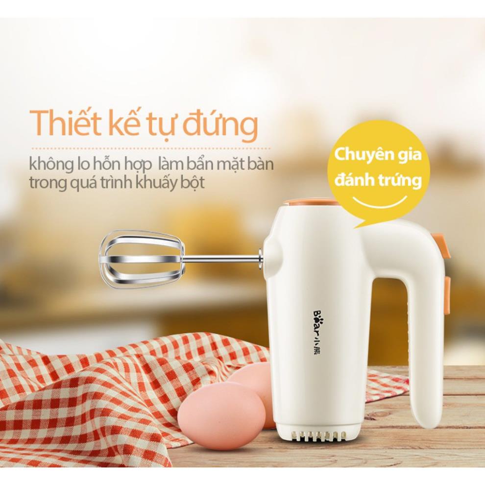 QT - Máy đánh trứng cầm tay Bear DDQ-B01K1 công suất cao chống tê tay khử mùi đảm bảo sức khỏe an toàn - Hapos DDQ-B01K1