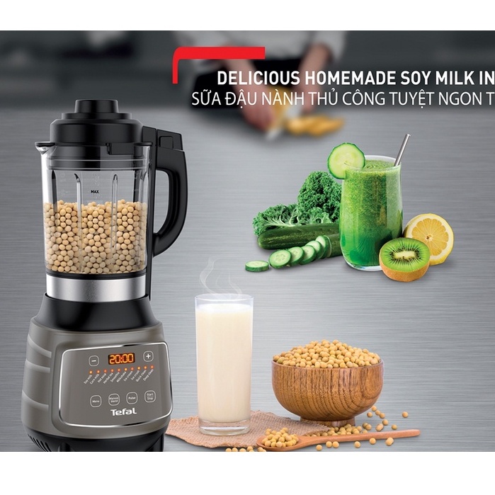 Máy xay sinh tố và làm sữa hạt Tefal BL985A31 - 1300W - Hapos BL83SD66