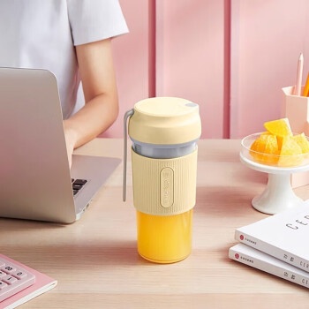 QT - Máy Xay Sinh Tố Bear Cầm Tay Đa Năng 300ML LLJ-B03C1 / P03G5 - Hàng Chính Hãng - Bảo Hành 18 Tháng B03C1 - Hồng