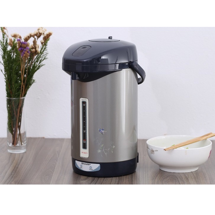 Bình Thủy Điện Inox Sharp KP-30STV(RB) 100 độ Đun Nước Nóng Giữ Nhiệt Công Suất 670W Dung Tích 2.9L KP-30STV - KP-30STV