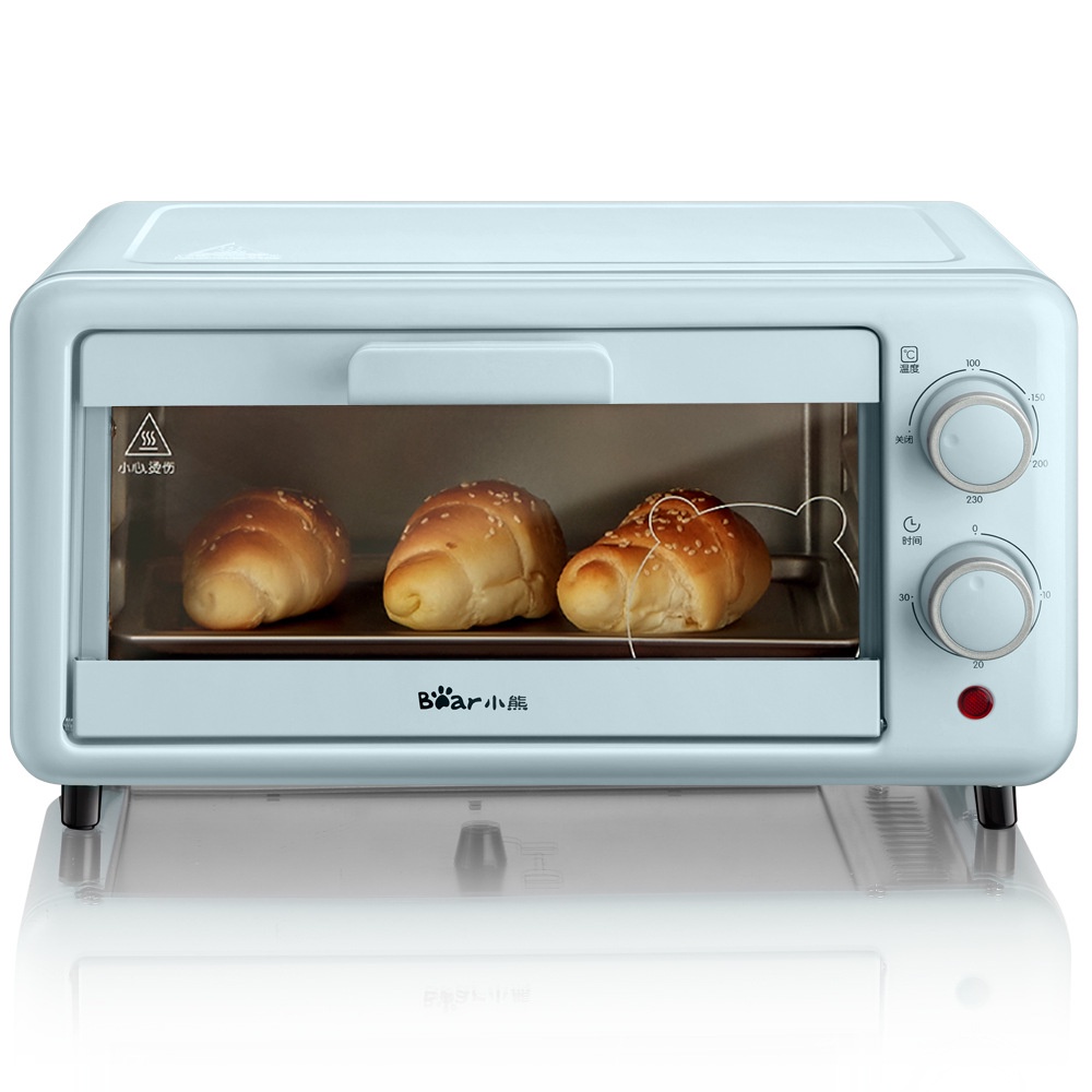 QT - Lò Nướng Mini Điện Đa Năng BEAR 11L D11B1, Bếp nướng điện, Lò Nướng Mini Cho Gia Đình ( Công Suất 800W), Bảo hành 12Th F10K5 - Mẫu mới