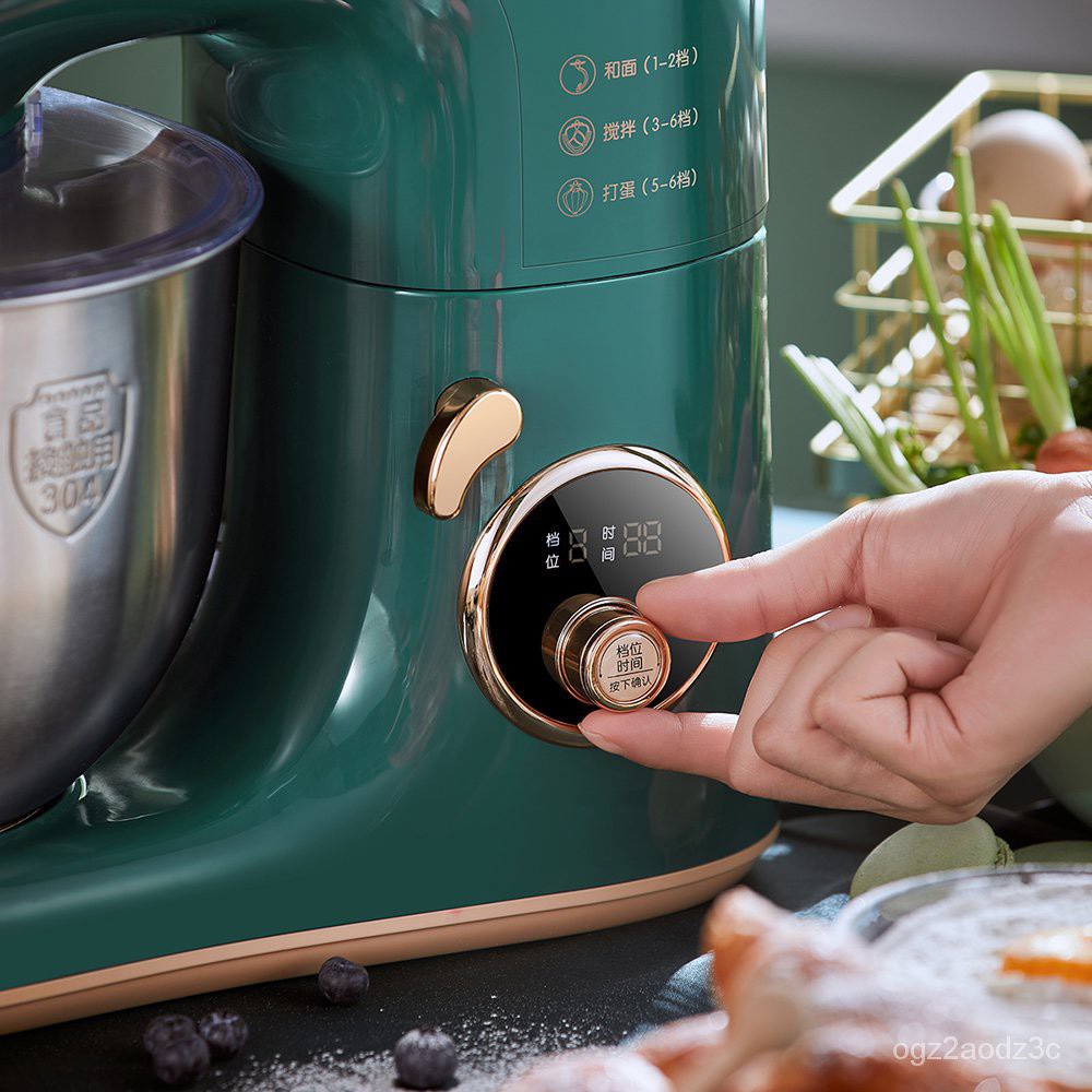 QT - Máy đánh trứng trộn bột đánh kem bơ-có hẹn giờ để bàn tự động đa năng Bear SJJ-B10W5 , BH 12 tháng - Cheapmall BearB03V1