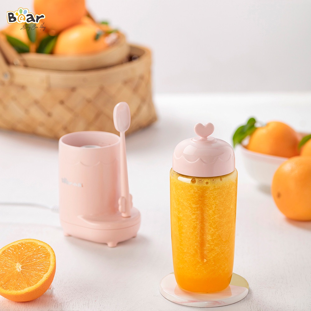QT - [HÀNG NHẬP KHẨU] - Máy xay thực phẩm trẻ em Bear LLJ-C04J1 (B03V1) Bộ 3 cối xay tiện lợi. Phù hợp nhiều loại thức ăn LLJ-D04B1 2 cối