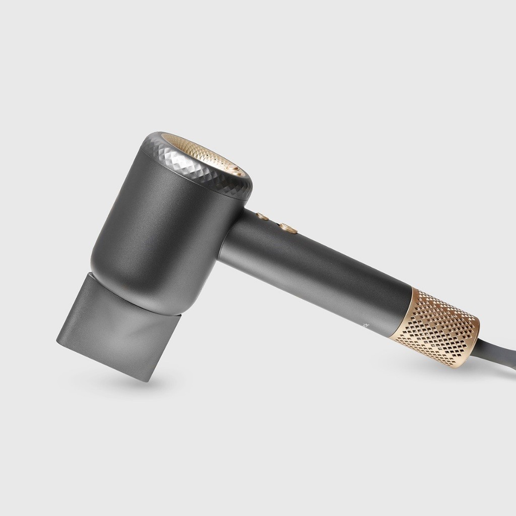 Máy sấy tóc ion âm LocknLock Chính hãng hair dryer đầu sấy từ 360 độ, chức năng tự làm sạch ENA316GRY - Hapos Mall ENA316GRY