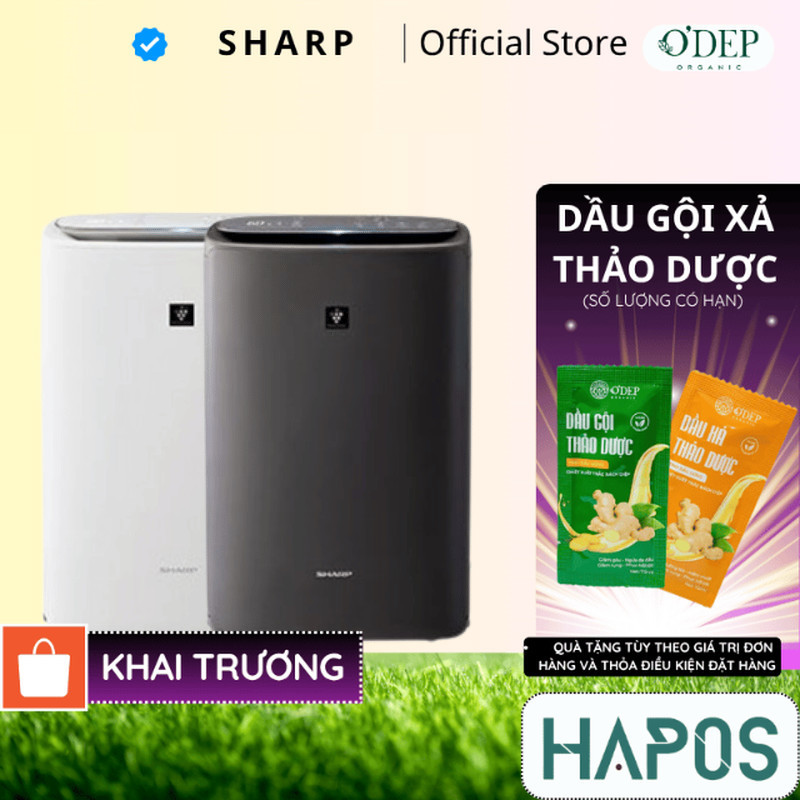 Máy lọc khí và tạo ẩm Sharp KI-N40V-W/H - Hàng chính hãng - Bảo hành 12 tháng - HAPOS HSA White
