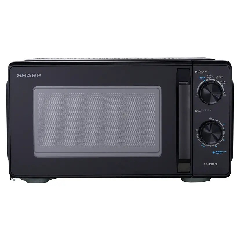 Lò vi sóng Sharp R-2040EH-BK -6 mức công suất 700W - Dung tích lớn 20L - Bảo hành Chính hãng 12 tháng - HAPOS HSA