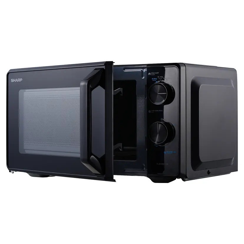 Lò vi sóng Sharp R-2040EH-BK -6 mức công suất 700W - Dung tích lớn 20L - Bảo hành Chính hãng 12 tháng - HAPOS HSA