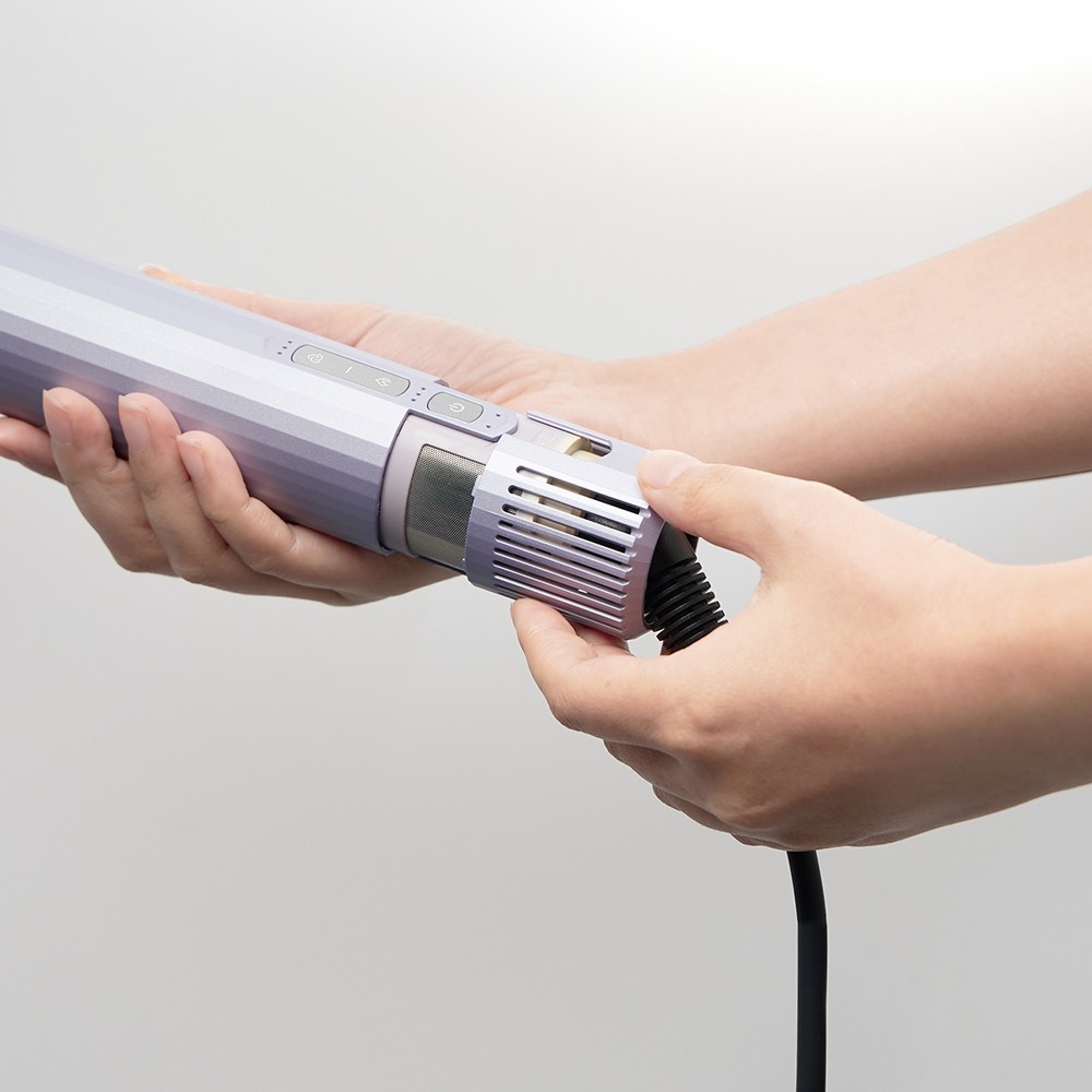 Máy sấy tóc tạo kiểu LocknLock gồm 4 đầu phụ kiện sấy, duỗi Multi hair styling dryer ENA526GRY - HAPOS OFFICIAL ENA526GRY