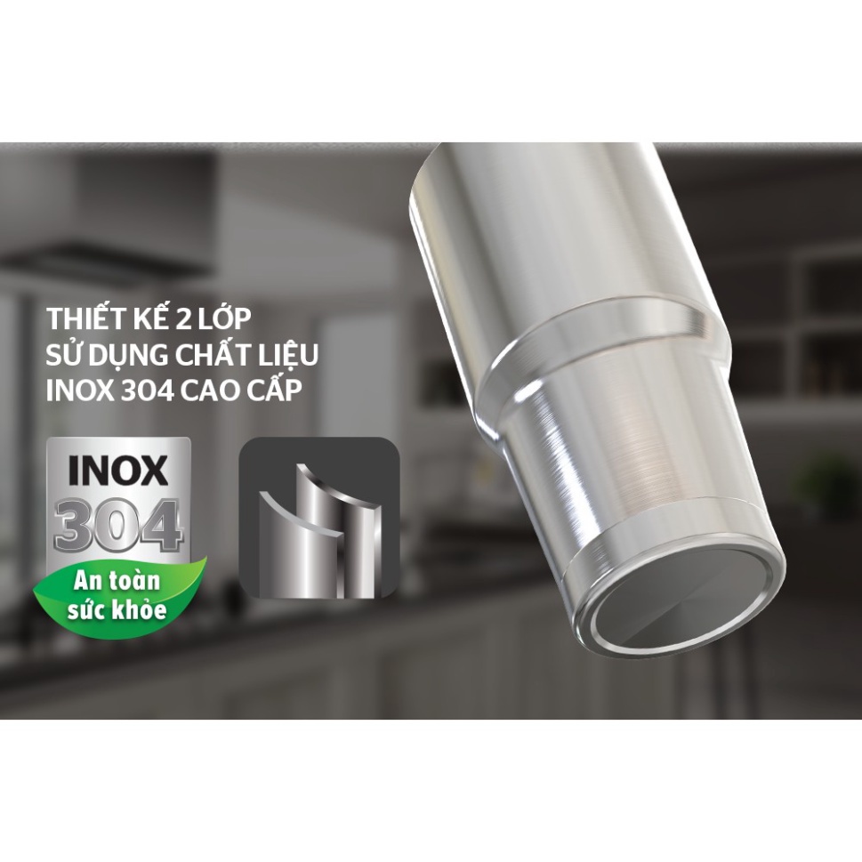 Bình giữ nhiệt Inox 304 Sunhouse 900ml 450ml cam kết sản phẩm - Chính hãng - SSHOP OFFICIAL bình 900ML TU900I - Bình INOX 450ml