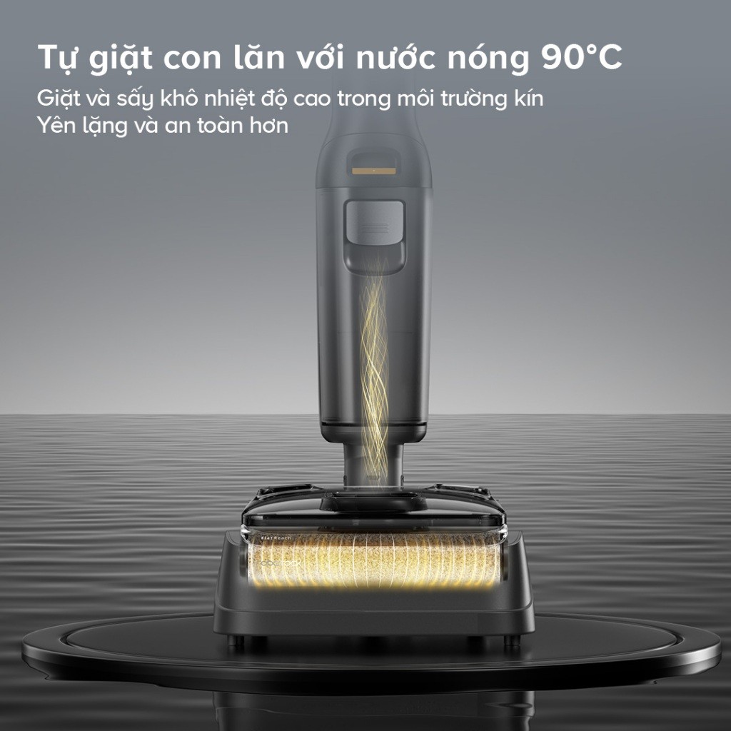 Máy hút bụi lau sàn Roborock F25 | F25 ACE | F25 RT, Lực hút 20000Pa, Gập sát sàn - Bảo hành 2 năm - CHEAPMALL SUNHOUSE F25 RT