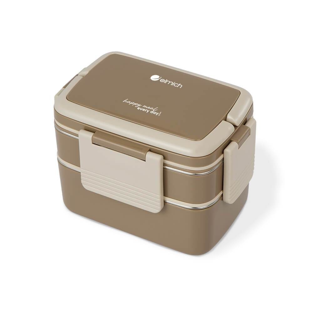 Hộp cơm 2 tầng inox 304 Elmich EL8313 dung tích 1.5L EL8313