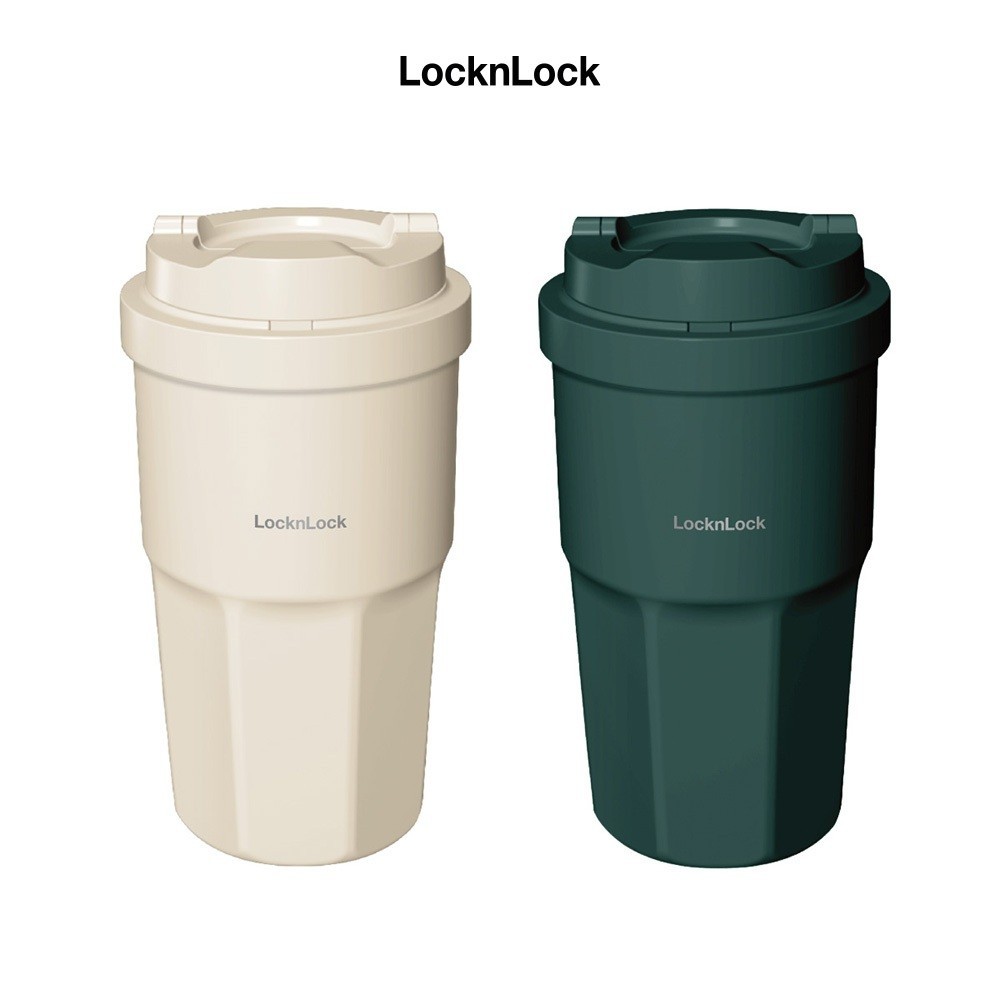 ONL - Bình giữ nhiệt LocknLock 460ml Vacuum Coffee Tumbler bằng thép không gỉ 316L sơn tĩnh điện LHC3329 - HAPOS OFFICIAL LHC3329DGRN