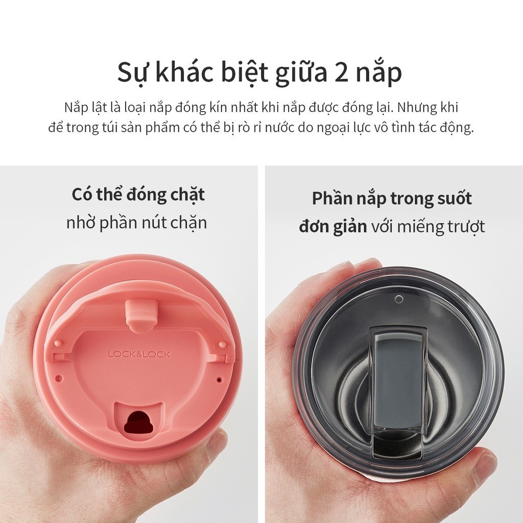Bình Giữ Nhiệt Locknlock Metro Studio Gradation Tumbler 540ml, 480ml, 350ml, Hàng Chính Hãng-HAPOS OFFICIAL 480ml HồngLHC4362PIK