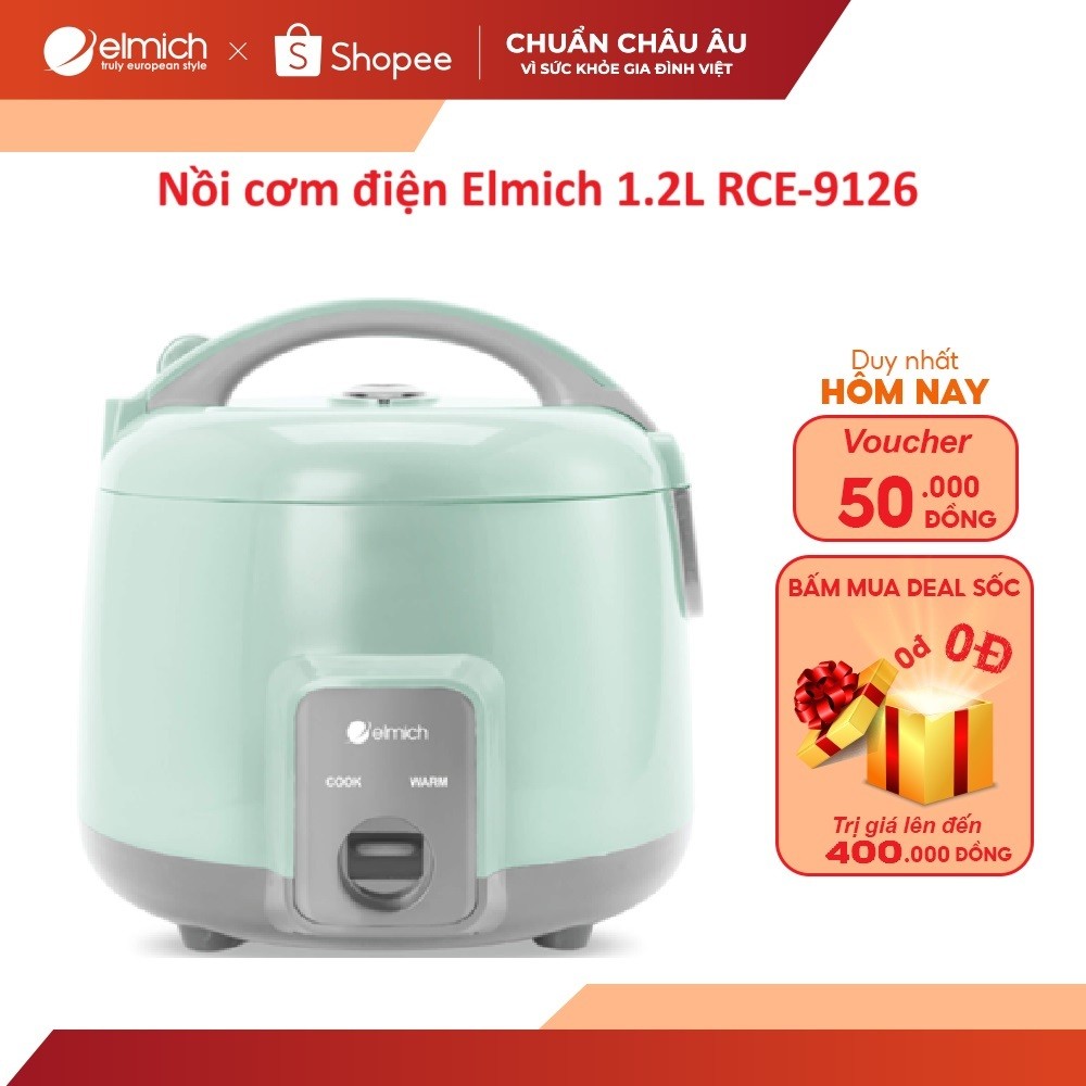 Nồi cơm điện Elmich 1.2L RCE-9126 - HAPOS HSA