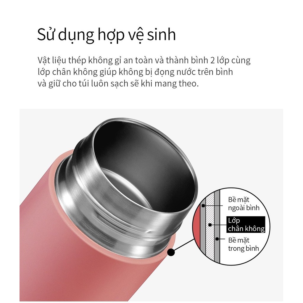 OFF - Bình giữ nhiệt  Hidden Moon  dung tích 490ml - 3 màu Chính hãng LocknLock LHC3275 - HAPOS OFFICIAL LHC3275SBLU