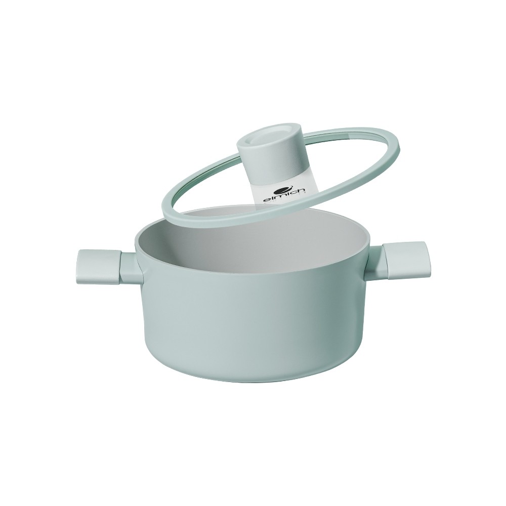 Chảo phủ sứ an toàn Elmich Verona EL-5968SK nhiều size, dùng được mọi bếp , Hàng chính hãng - HAPOS HOF 28cm EL-5968SK28